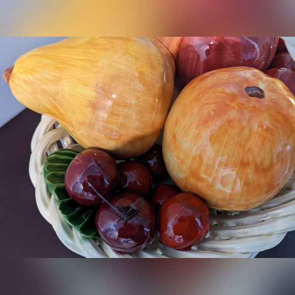 Italian ceramic fruit bowl - Picture 7 of 11